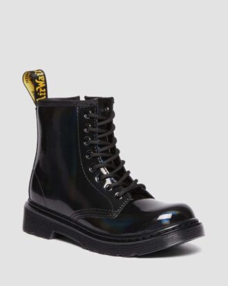 ジュニア 1460 レインボー Patent Leather レースアップブーツ