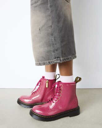 ジュニア 1460 グリッター Patent Leather ブーツ