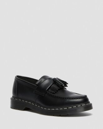 Adrian ホワイトステッチ Smooth Leather ローファー