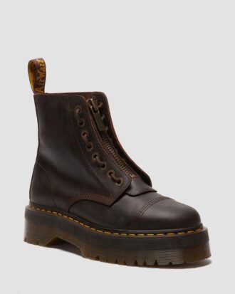 シンクレア Crazy Horse レザー Platform ブーツ