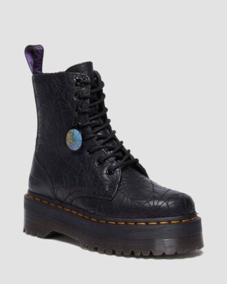 Jadon ウェンズデー レザー Platform ブーツ