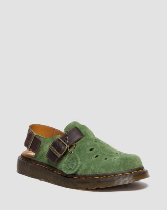 Jorge Made In England デザートオアシス スエード スリングバックミュール