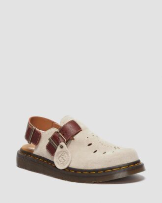Jorge Made In England デザートオアシス スエード スリングバックミュール